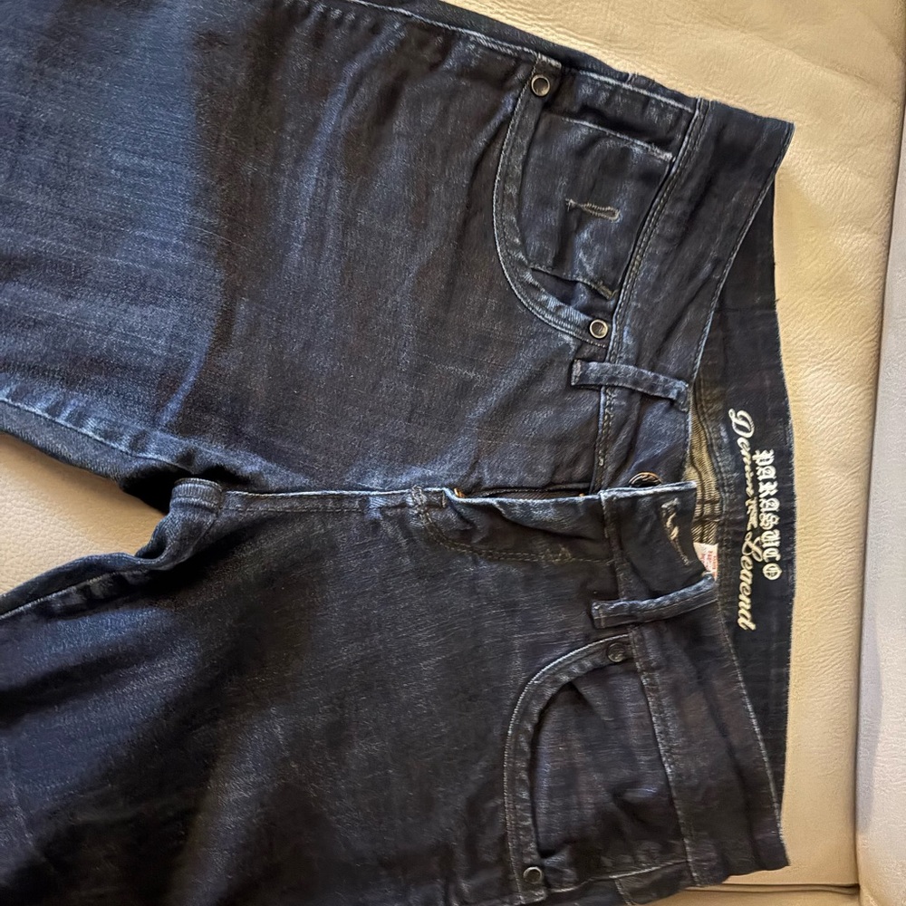 Parasuco Blue Skinny Jeans with Distressed Details